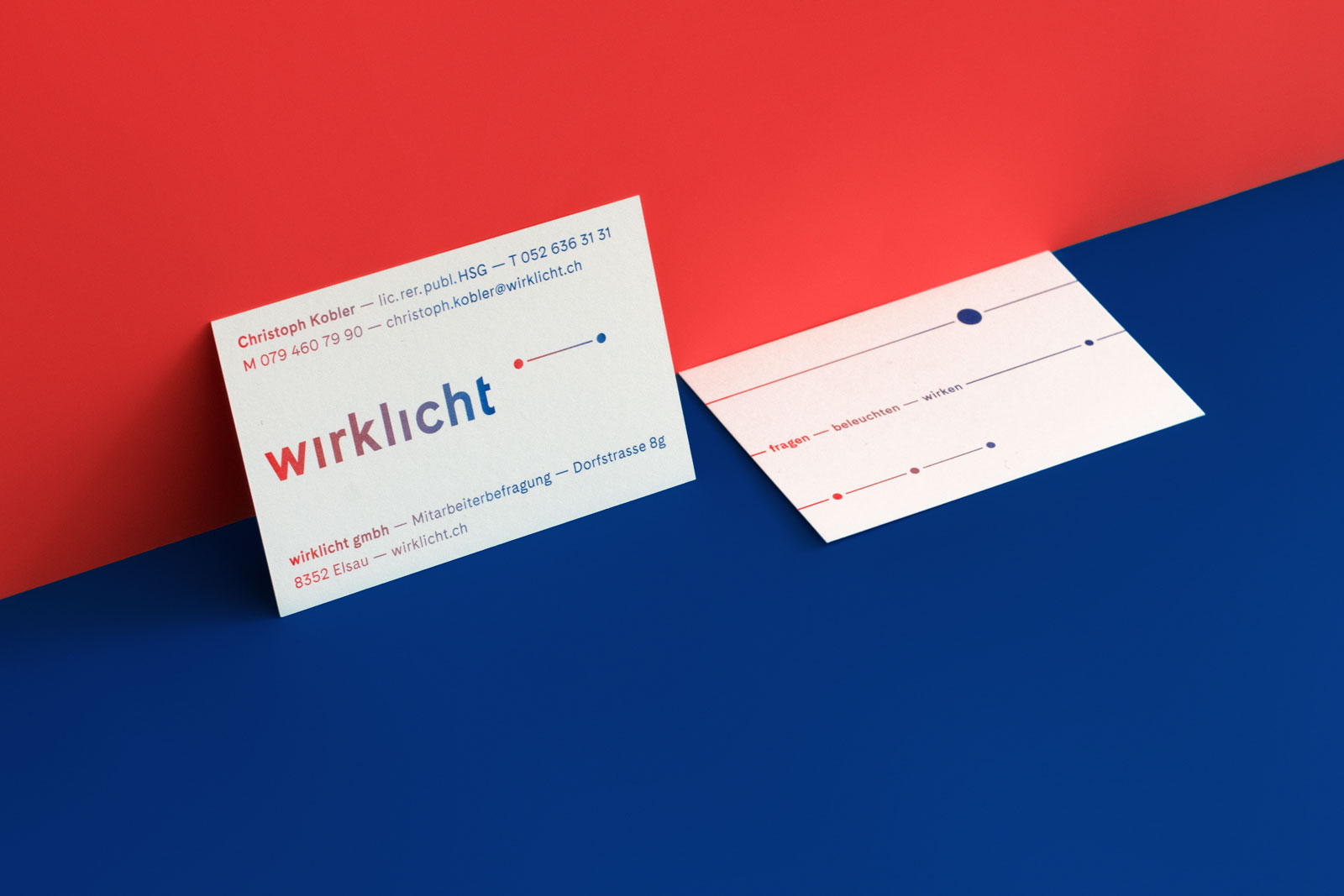 Visitenkarten Wirklicht