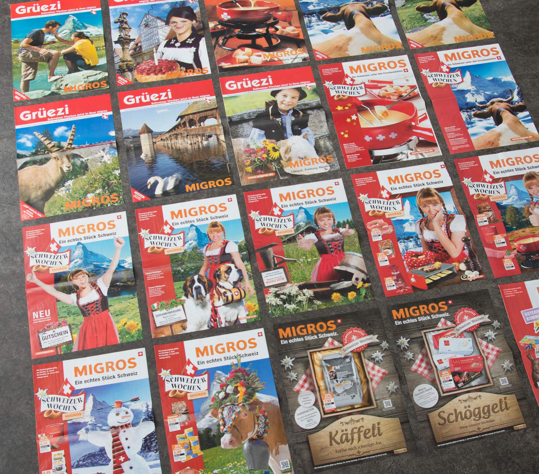Migros Deutschland Flyers Schweizerwochen